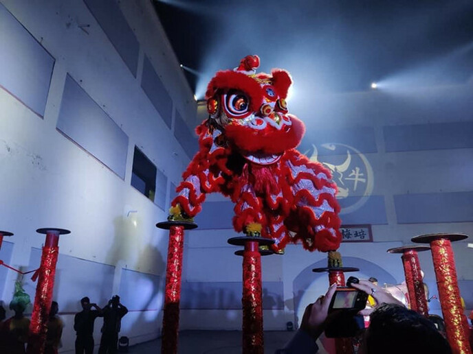 कोलकाता में रह रहे चीनियों ने शेर नृत्य से परंपरागत नववर्ष मनाया_fororder_4