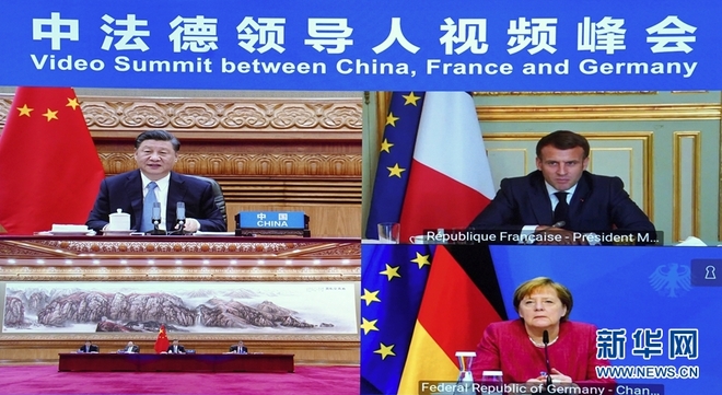 Pemimpin China, Perancis, Jerman Bersidang secara Maya_fororder_1127339790_16185755704981n