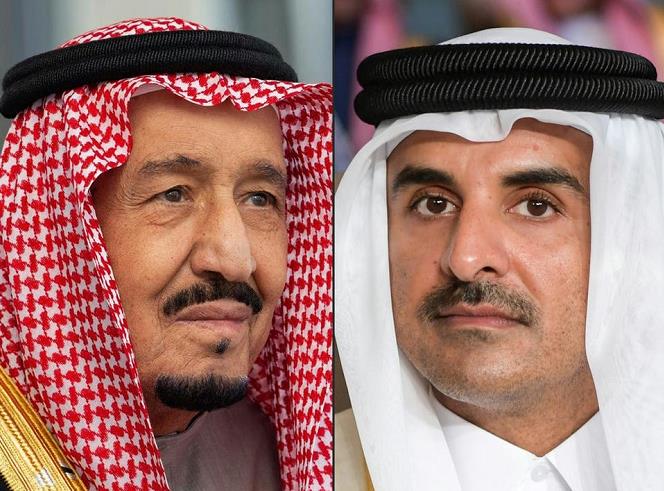 دعوت پادشاه عربستان از امیر قطر برای دیدار از عربستان_fororder_1619493048755_304_664x491