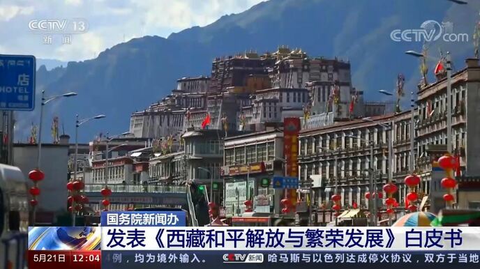 चीन में“तिब्बत की शांतिपूर्ण मुक्ति और समृद्ध विकास”श्वेत पत्र जारी_fororder_1.JPG