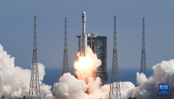 चीन ने थ्येन चो नंबर 3 वस्तु वाहक अंतरिक्ष यान का सफल प्रक्षेपण किया_fororder_1127883550_16321248855041n