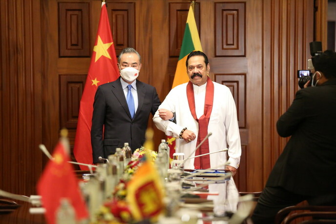 श्रीलंका के प्रधानमंत्री ने वांग यी से मुलाकात की_fororder_zongli