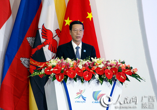 China-ASEAN cooperation sees remarkable progress: vice premier [Photo:world.people.com.cn]