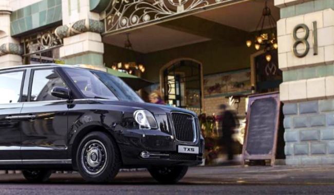 The TX5 is set to be the first all-electric London black cab. [File Photo provided by LEVC]
