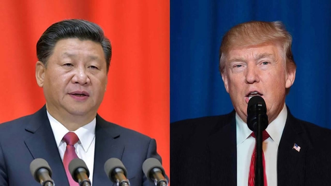 Chinese President Xi Jinping and US President Donald Trump.[Photo: CGTN]