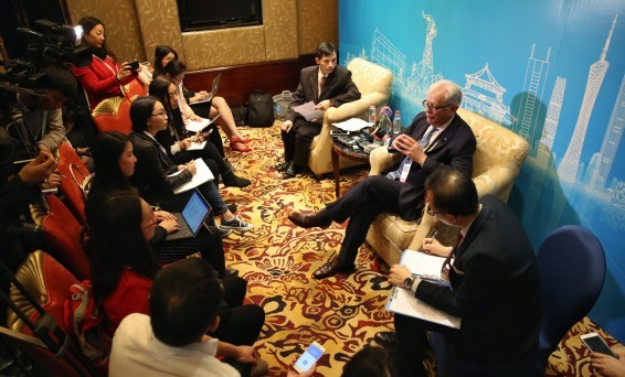 Andrew Robb, former Australian Trade Minister, is photographed at the Fortune Global Forum in Guangzhou on December 6, 2017. [Photo: Fortune Global Forum]