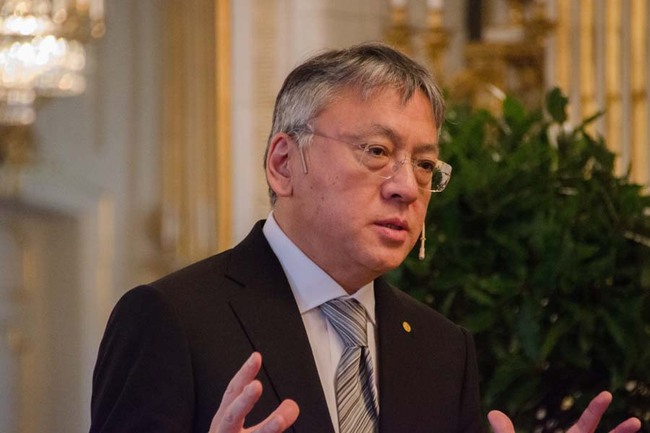 Kazuo Ishiguro, Nobel Laureate in Literature talked to press on Dec. 6, in Swedish Academy. [Photo provided to China Plus]