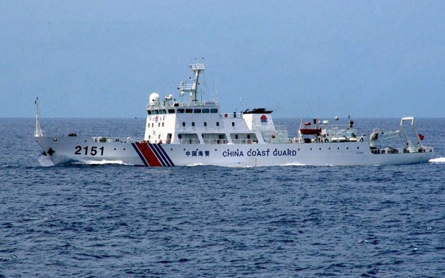 China Coast Guard vessels patrol territorial waters off the Diaoyu Islands. [File Photo: VCG]
