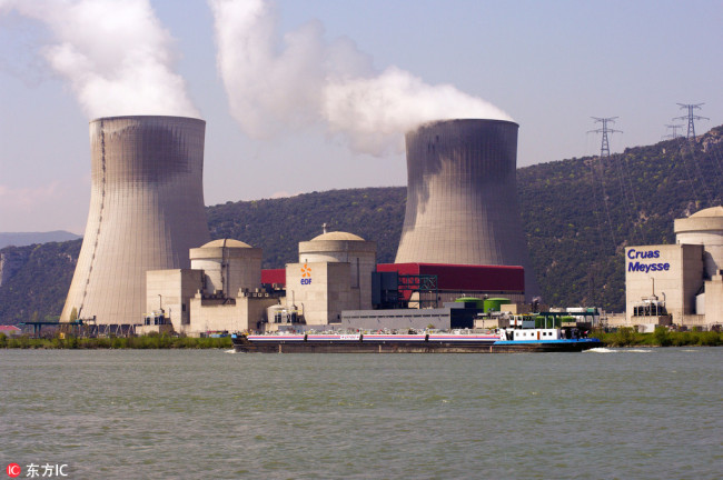 File photo of a France-based nuclear power plant. [Photo: IC]