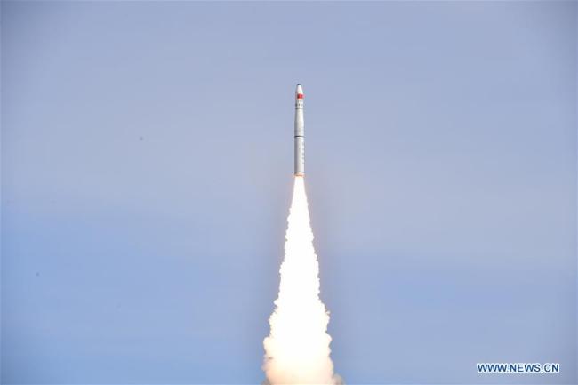 China launches two high-resolution optical remote sensing satellites, Jilin-1 Video 07 and 08, into the preset orbit from the Jiuquan Satellite Launch Center in northwest China, Jan. 19, 2018.[Photo: Xinhua]