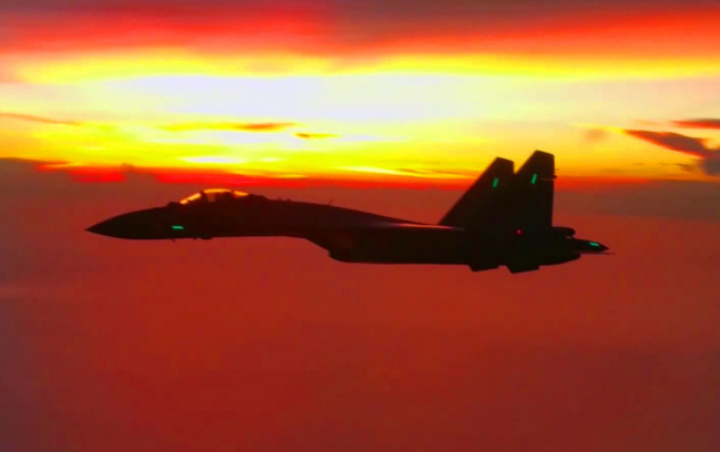 The Chinese air force recently sent its Su-35 fighter jets to take part in a joint combat patrol over the South China Sea. [Photo: Weibo of Chinese Air Force]