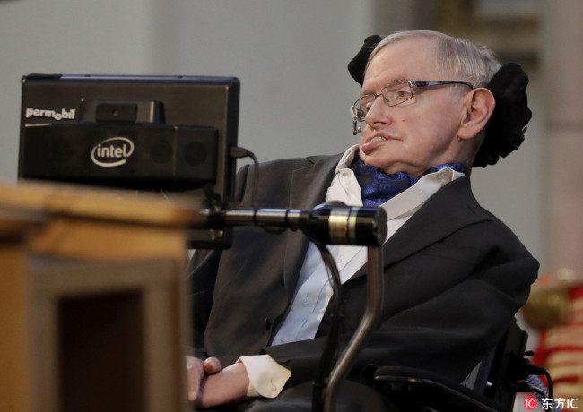 Stephen Hawking. [File Photo: IC]