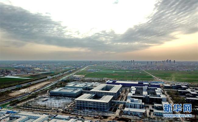 An aerial view of the Xiong'an New Area, March 29, 2018. [Photo: Xinhua]