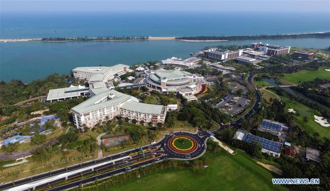 Aerial photo taken on March 22, 2018 shows the permanent site of Boao Forum for Asia (BFA) in Boao Town, south China's Hainan Province.[File photo: Xinhua/Guo Cheng)