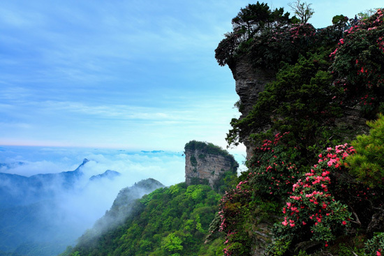 A view of Guangwushan-Nuoshuihe Geopark [File photo: people.com.cn]