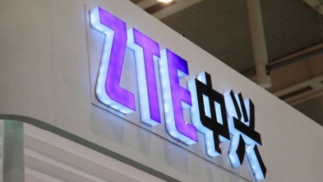View of a signboard of ZET during an exhibition in Nanjing, Jiangsu Province. [File photo: IC]