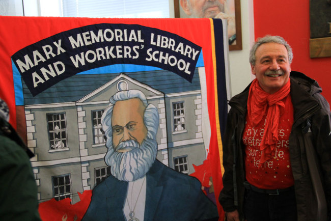 The Marx Memorial Library in London holds its open day event on May 1st every year which is also the International Workers' Day. [Photo: China Plus/Duan Xuelian]