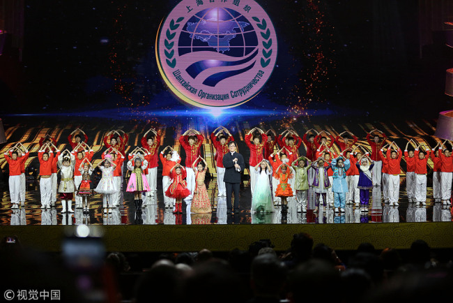 The first Shanghai Cooperation Organization (SCO) film festival opens in Qingdao, east China's Shandong Province, Wednesday, June 13, 2018. [Photo: VCG]