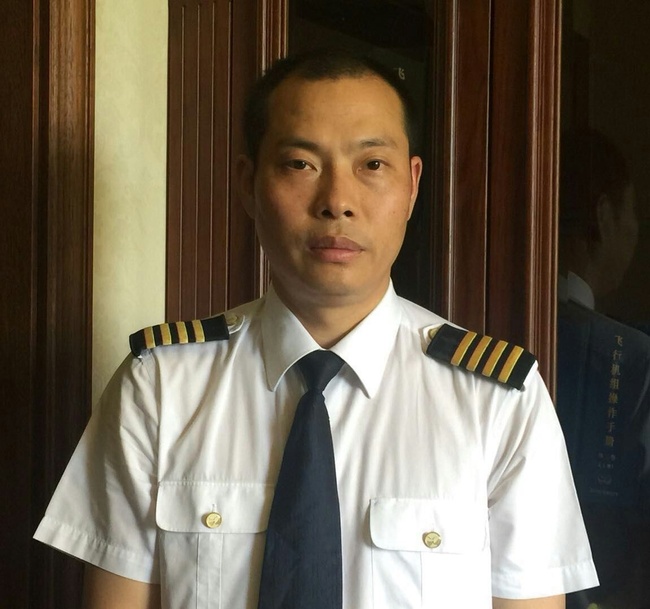 A319 pilot Liu Chuanjian. [File photo:1905.com]