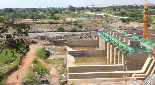 The construction site of Karuma Hydroelectric Power Plant, the largest hydro power plant in Uganda, financed by China. [Photo: China Plus]