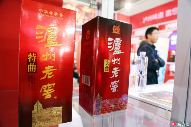 The package of Baijiu brand Luzhou Laojiao [Photo: IC]