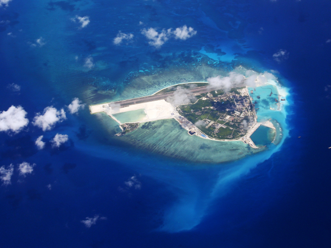 Aerial view of the Yongxing Island in the South China Sea [File Photo: IC]
