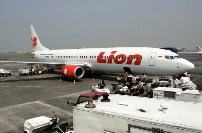 File photo of a passenger plane of Lion Air. [Photo: AP]