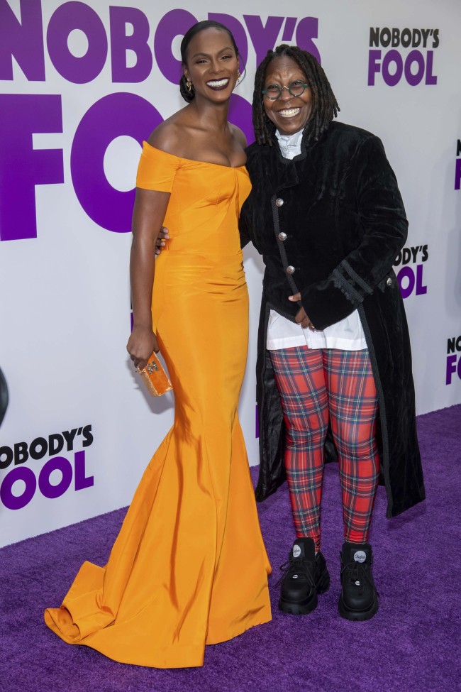Tika Sumpter, left, and Whoopi Goldberg attend the world premiere of "Nobody's Fool" at AMC Loews Lincoln Square on Sunday, Oct. 28, 2018, in New York. [Photo: AP]