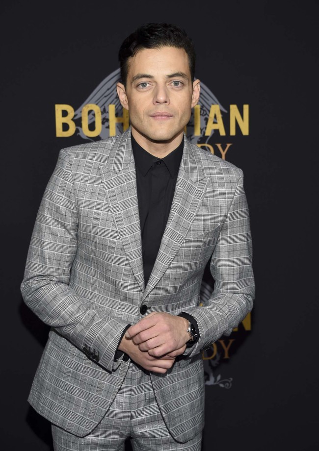 Actor Rami Malek attends the premiere of "Bohemian Rhapsody" at The Paris Theatre on Tuesday, Oct. 30, 2018, in New York. [Photo: AP]