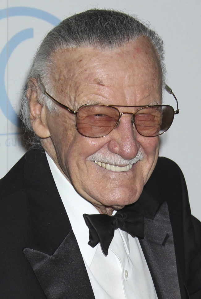 Stan Lee at the 23rd annual Producers Guild Awards at The Beverly Hilton hotel on January 21, 2012 in Beverly Hills, California. [Photo: AP]