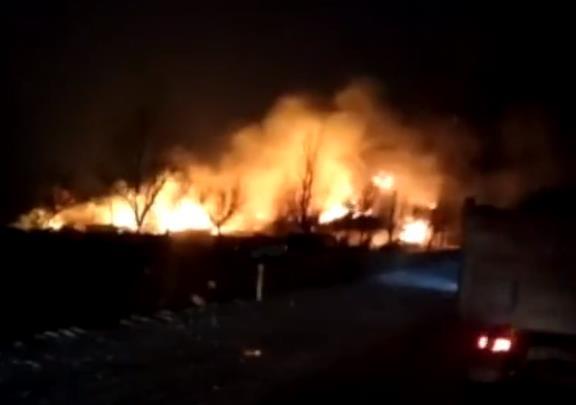 Screen-shot of a video which captured an explosion at a machinery factory in Dongfeng County, Jilin Province, November 23, 2018. [Photo: The Paper]