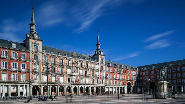 Plaza Mayor in Madrid, Spain. [Photo:VCG]
