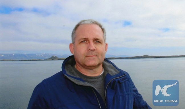 Paul Whelan, a U.S. citizen detained in Russia for suspected spying, appears in a photo provided by the Whelan family on January 1, 2019. [File photo: Xinhua]