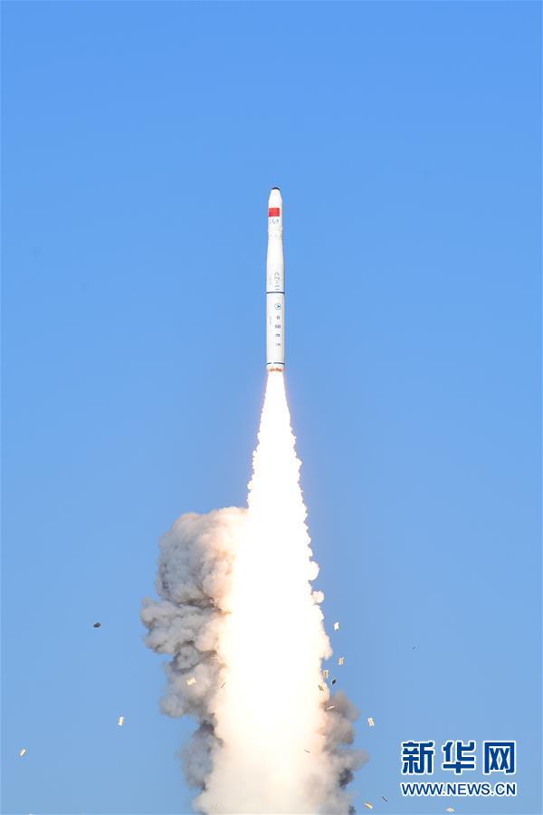 China launches two satellites for multispectral imaging on a Long March-11 rocket from the Jiuquan Satellite Launch Center on January 21, 2019. [Photo: Xinhua]