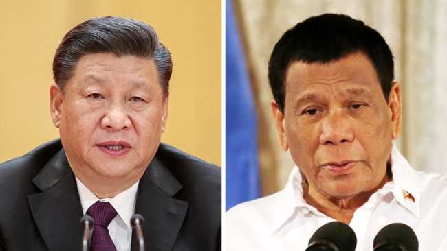 Chinese President Xi Jinping and Philippine President Rodrigo Duterte [Photo: China Plus]
