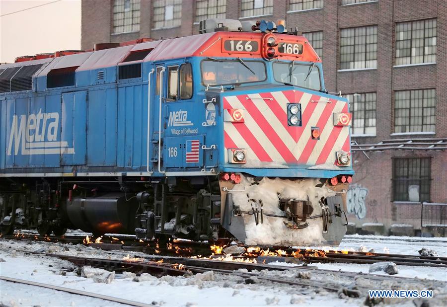 Chicago train tracks set on fire to ensure safety running China Plus