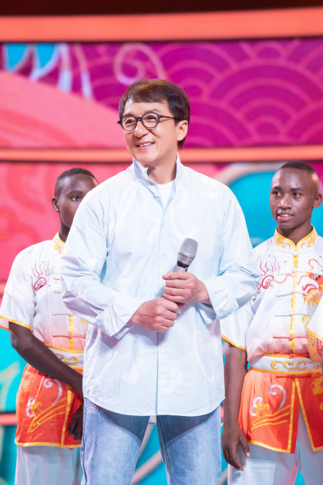 Asian action superstar Jackie Chan was featured on the Chinese Spring Festival Gala of Hunan Satellite Television on February 8, 2019. [Photo：IC]