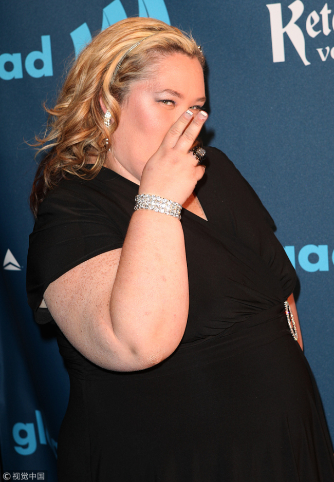 Mama June attended the 24th Annual GLAAD Media Awards at the Marriott Marquis Hotel in New York City on March 16, 2013. [File photo: VCG]