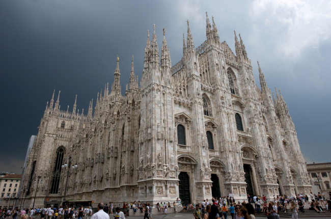 The Duomo Cathedral, the largest church in Italy, is pictured in central Milan, on July 17, 2009. [File Photo: AFP]