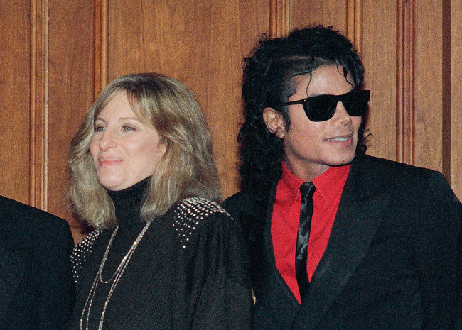 In this Dec. 14, 1986, file photo, singers Barbra Streisand and Michael Jackson attend the Scopus Awards of the American Friends of the Hebrew University ceremony in Los Angeles. Streisand is apologizing outright for her comments about sexual abuse allegations against Michael Jackson. She said in a second statement Saturday, March 23, 2019, that she should have chosen her words more carefully, and admires the accusers for "speaking their truth." [File photo: AP/Mark Avery]