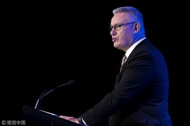 Kelvin Davis, Minister of Tourism, speaks during the China-New Zealand Year of Tourism opening ceremony at Te Papa on March 30, 2019 in Wellington, New Zealand.  [Photo: VCG]