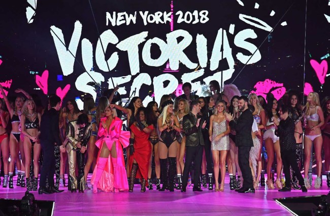 Performers and models on the runway at the 2018 Victoria's Secret Fashion Show on November 8, 2018 at Pier 94 in New York City. [Photo: AFP]