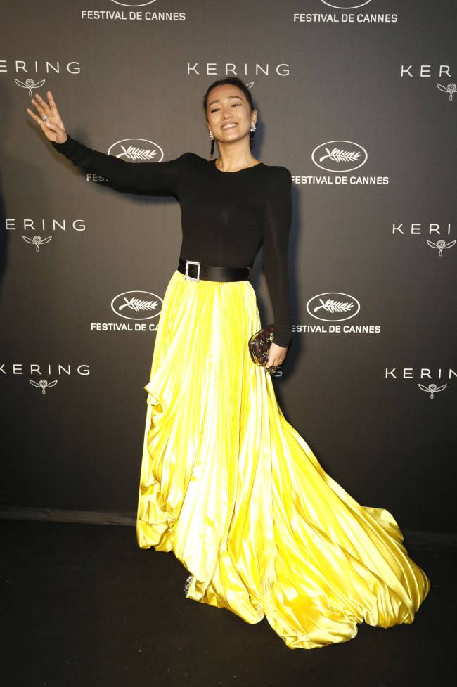Gong Li at the Kering and Cannes Film Festival Official Dinner during the 72nd Cannes Film Festival at Place de la Castre on May 19, 2019 in Cannes, France. [Photo: IC]