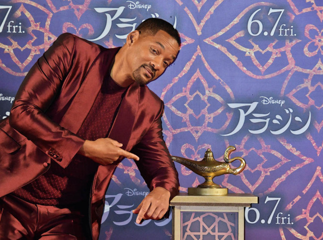 Actor Will Smith attends the Japan premiere for "Aladdin" in Tokyo, Japan on May 16, 2019. [Photo: IC]