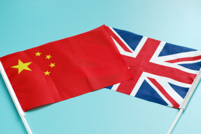 China and UK are eying cooperation on trade, investment and other issues. [File Photo: IC]