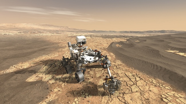 Provided by NASA of an artist's rendering of the Mars 2020 rover [File photo: IC]