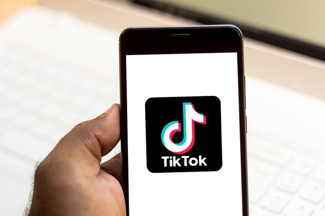 The logo of TikTok (Douyin) displayed on a smartphone [File photo: IC]