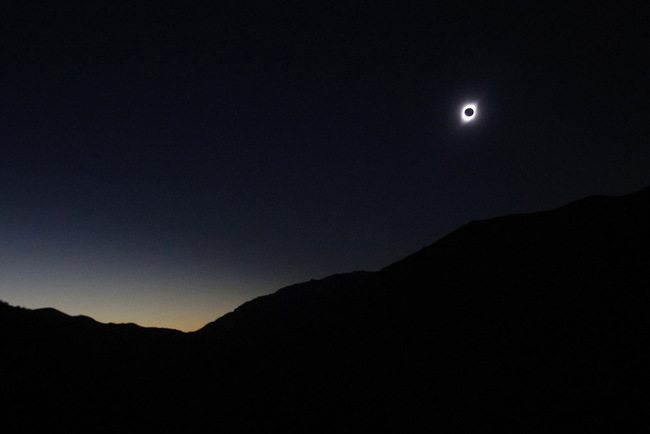 Total solar eclipse on July 2, 2019 in Paiguano, Chile. [Photo: VCG]