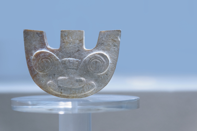 A jade ware from Archaeological Ruins of Liangzhu City. [File Photo: VCG]