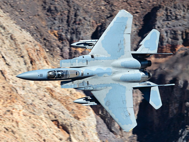 A US-produced F-15C fighter. [File photo: VCG]